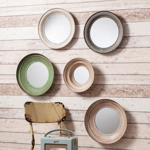 Crosby Small Round Scatter Set Mirror - Multicoloured (Set of 5)