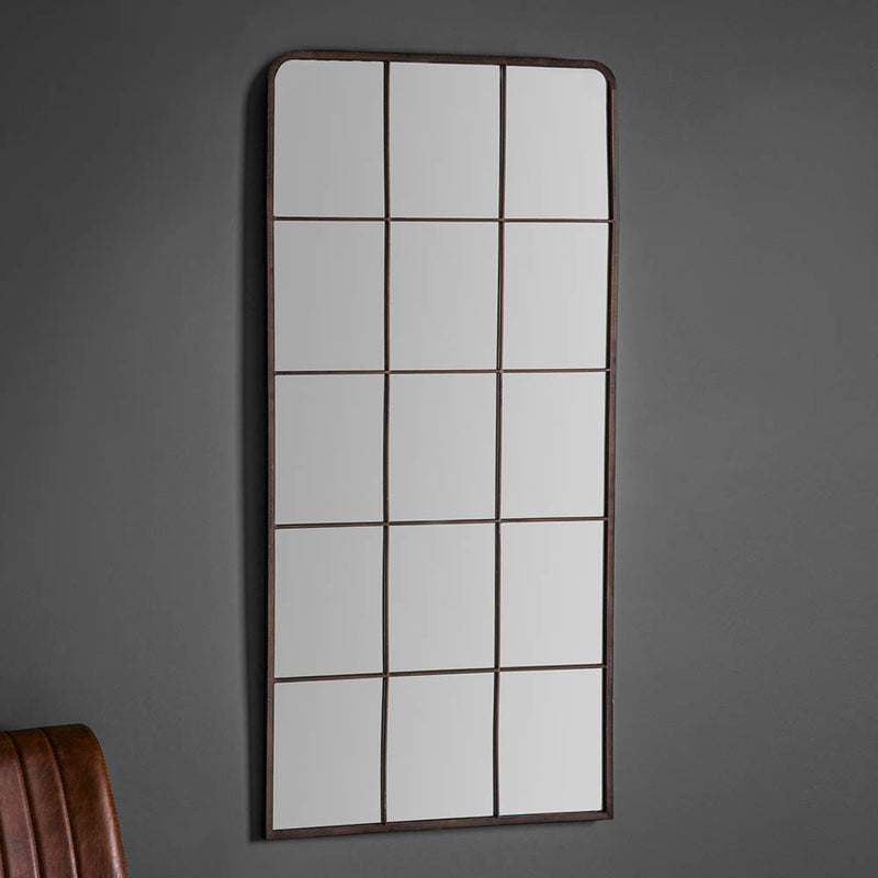 Rochester Large Arched Wall Mirror - Black