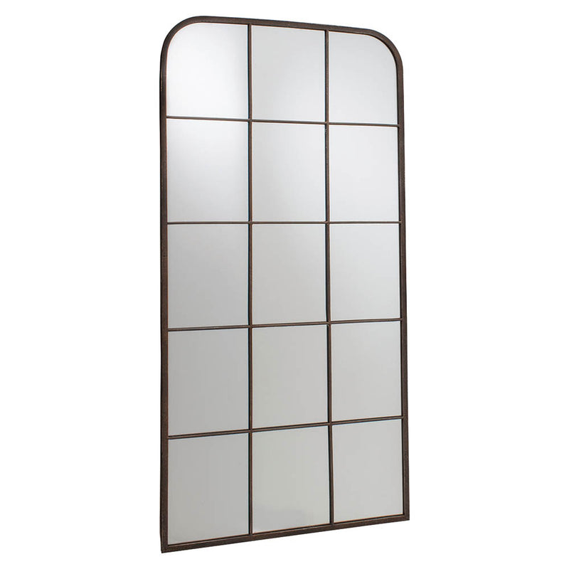 Rochester Large Arched Wall Mirror - Black