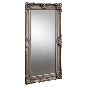 Stretton Extra Large Rectangle Leaner Mirror - Silver