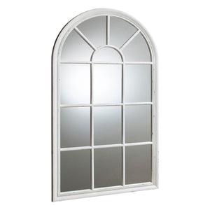 Fulshaw Large Arched Wall Mirror - White