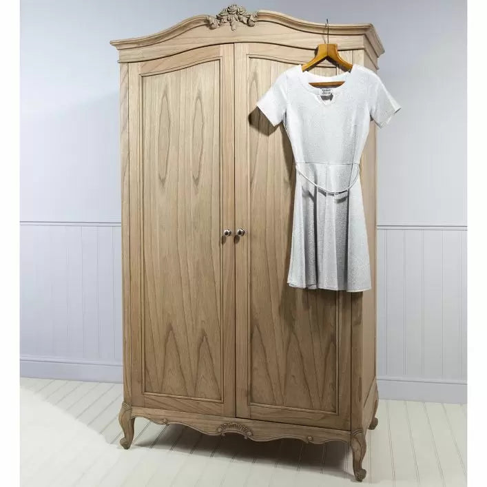 Chic Mindi Ash 2 Door Wardrobe - Weathered