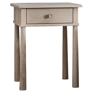 Wycombe Oak 1 Drawer Bedside Table