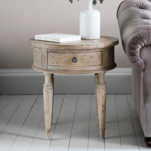 Mustique Mindy Ash Round Side Table