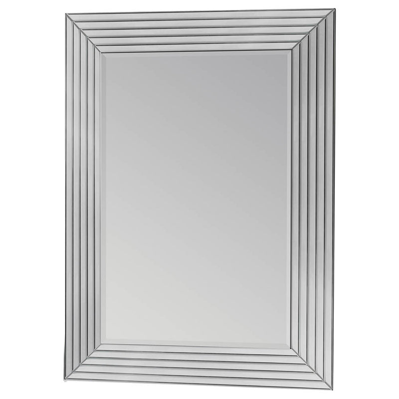 Rawson Large Rectangle Wall Mirror - Silver