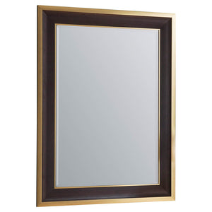 Edmonton Large Rectangle Wall Mirror - Black