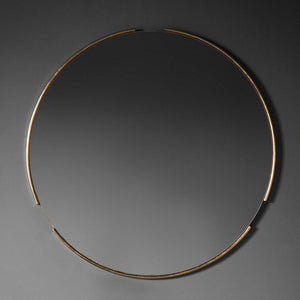 Fitzroy Medium Round Wall Mirror - Gold
