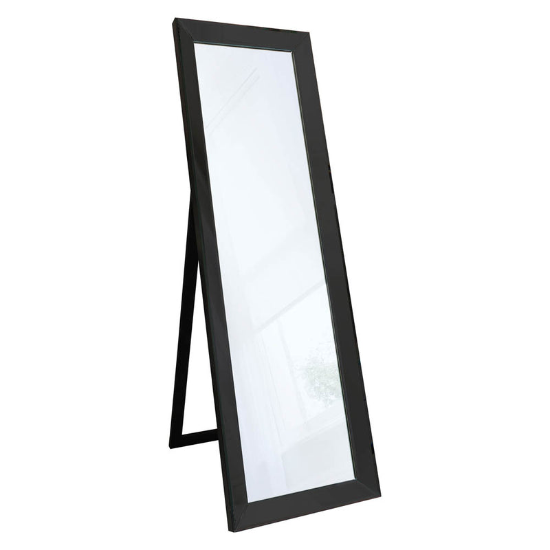Luna Extra Large Rectangle Cheval Mirror - Black