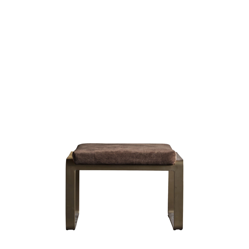 Fabien Footstool - Brown