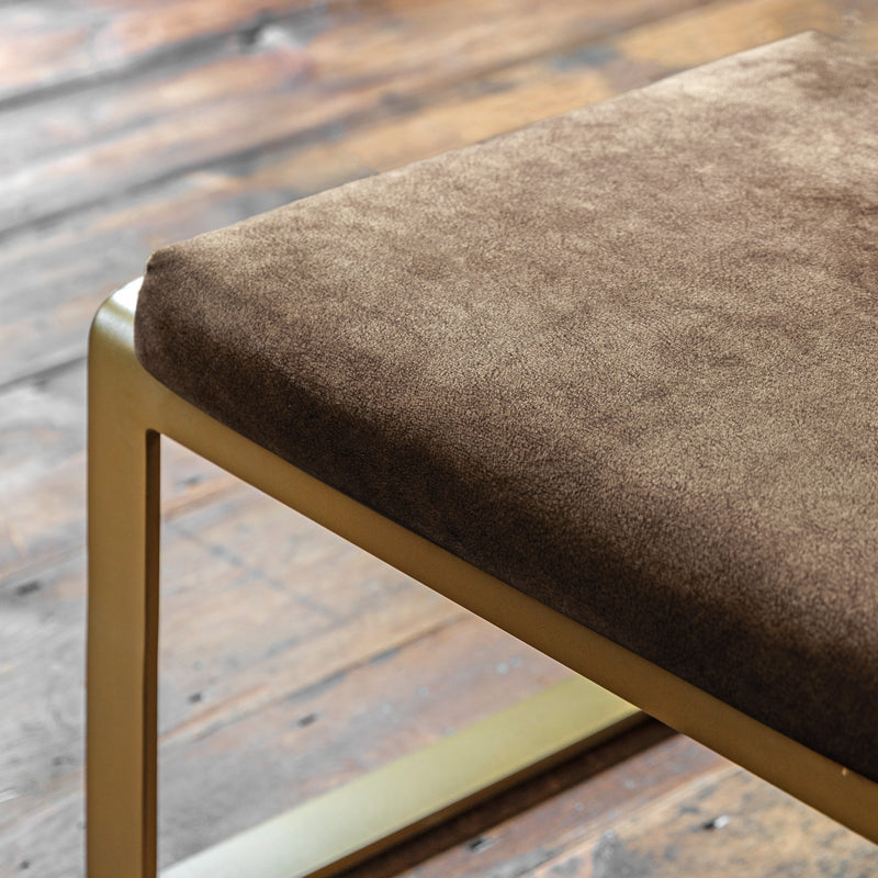 Fabien Footstool - Brown
