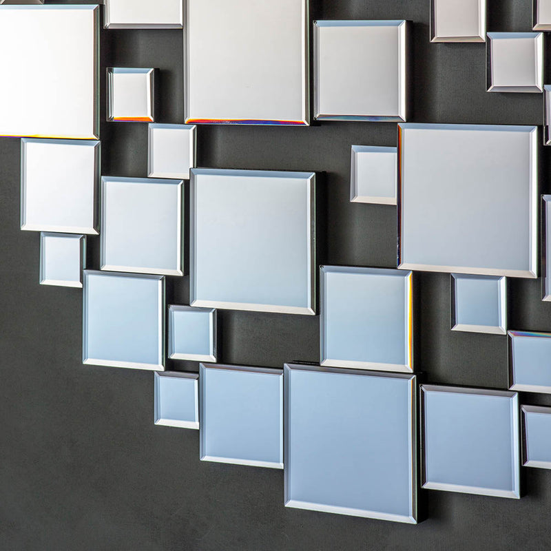 Dawes Medium Round Wall Mirror - Silver