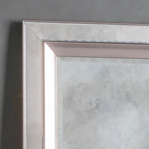 Madrid Extra Large Rectangle Leaner Mirror - Silver