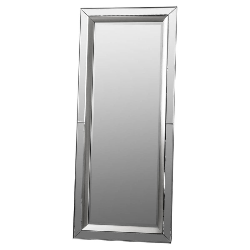 Madrid Extra Large Rectangle Leaner Mirror - Silver