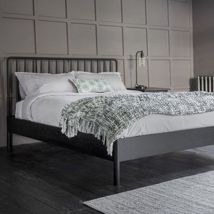 Wycombe Oak Double Bed - Black