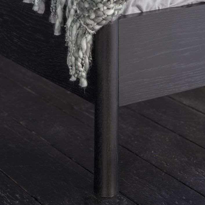 Wycombe Oak Double Bed - Black