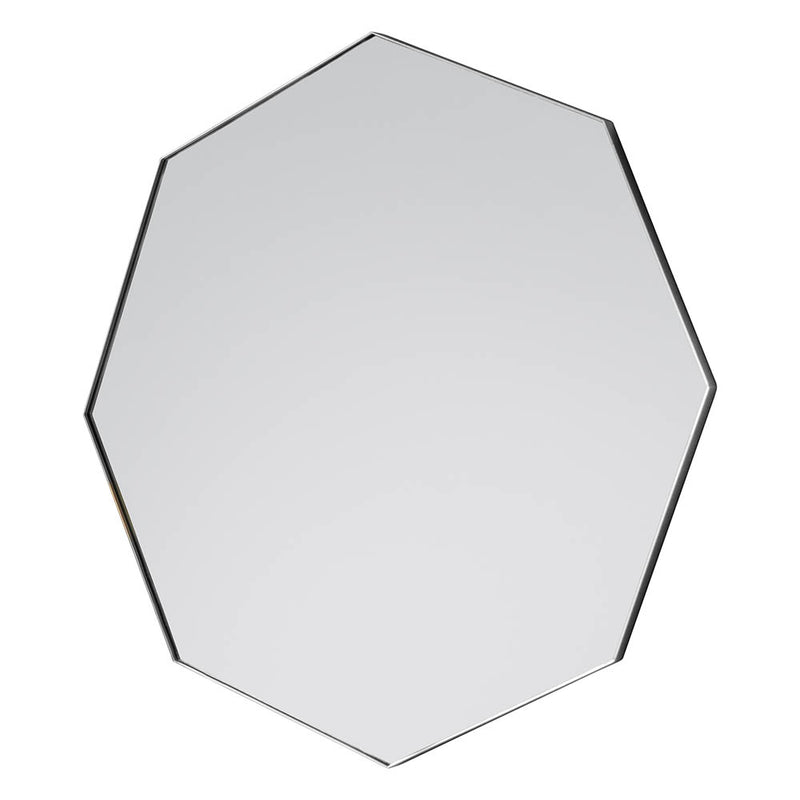 Bowie Medium Octagon Wall Mirror - Silver