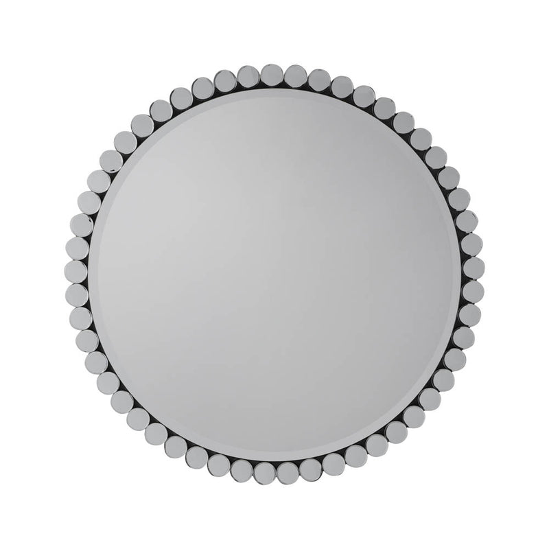 Linz Medium Round Wall Mirror - Silver