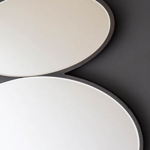 Anderson Large Modern Wall Mirror - Black