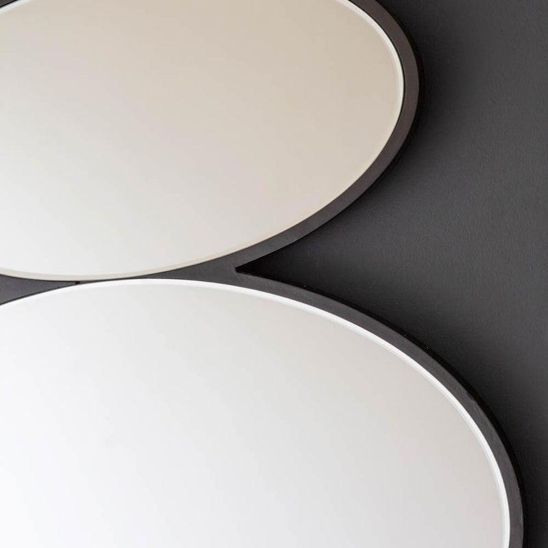 Anderson Large Modern Wall Mirror - Black