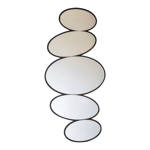Anderson Large Modern Wall Mirror - Black