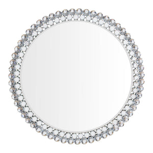 Fallon 60cm Medium Round Wall Mirror - Silver
