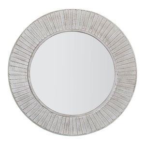 Ramlia Medium Round Wall Mirror - Cream