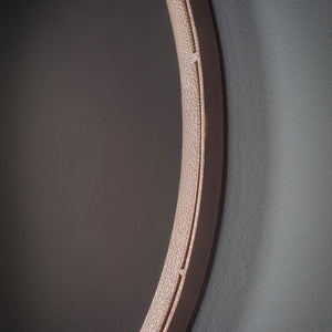 Broadway 91cm Medium Round Wall Mirror - Bronze