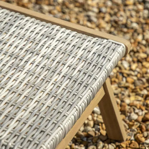 Vatalos Lounge Chair with Footstool - Natural