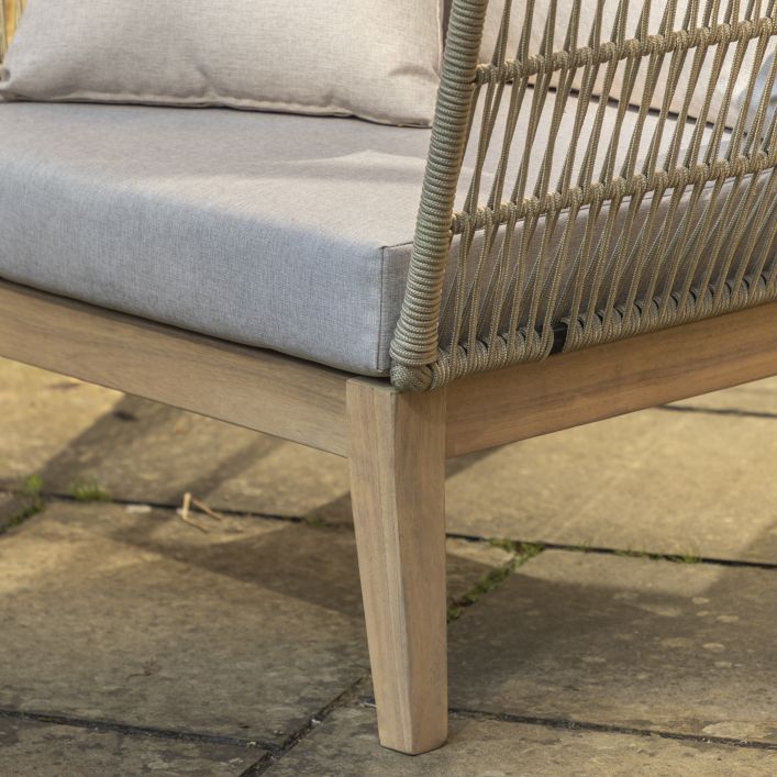 Cataldo Acacia Outdoor Lounge Set - Natural
