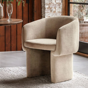 Holm Pine Dining Chair - Cream