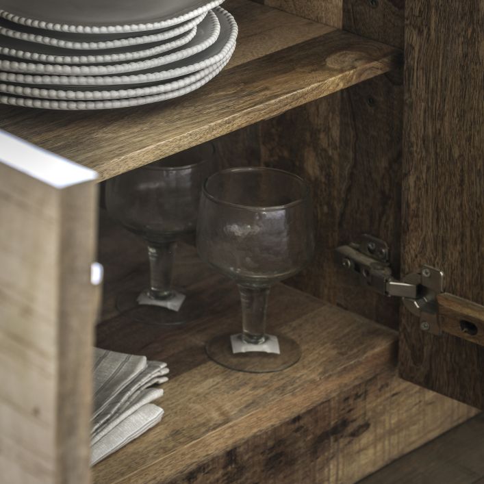 Iowa Mango Wood Sideboard - Natural