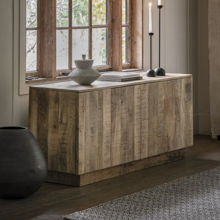 Iowa Mango Wood Sideboard - Natural