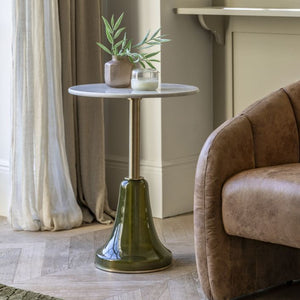 Bilbao Marble Side Table - Dusk