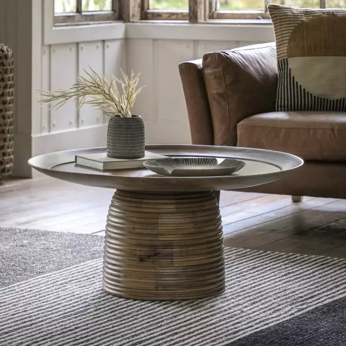 Belmonte Mango Wood Coffee Table - Natural