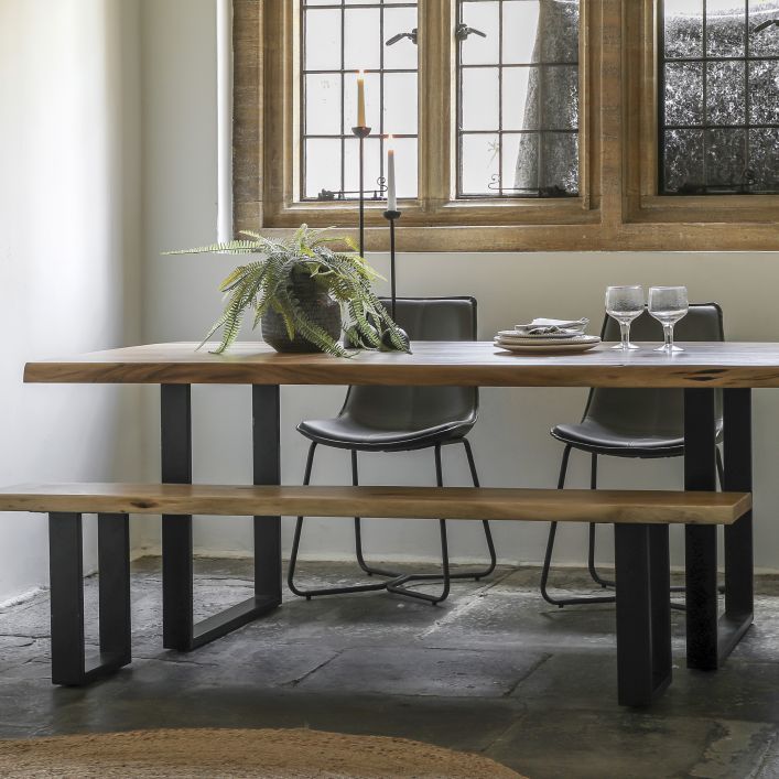 Chisbury 200cm Acacia Dining Table - Natural