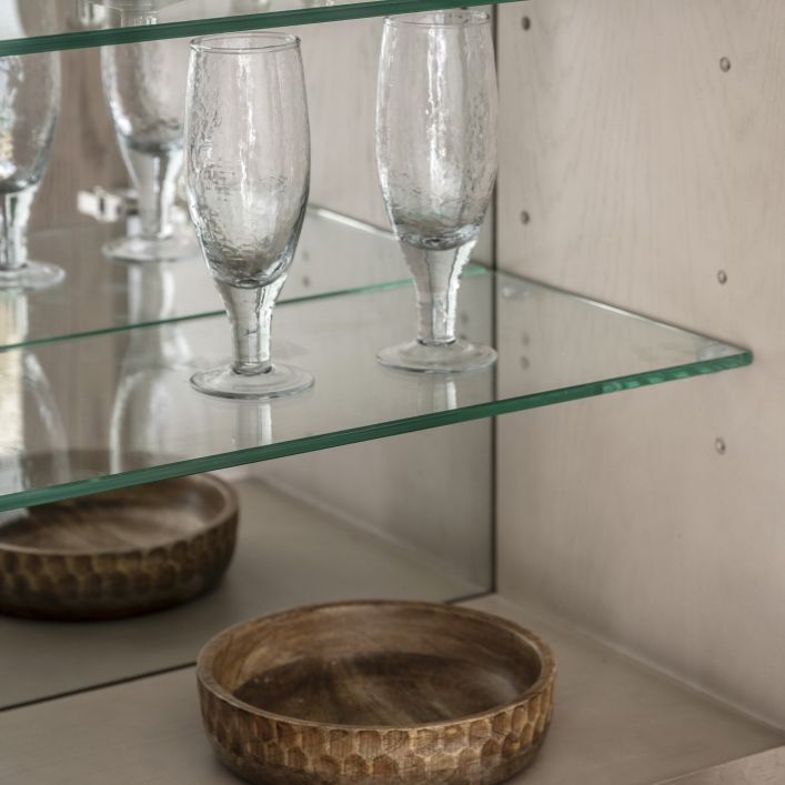 Craft Oak Drinks Cabinet - Smoked