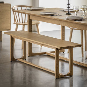 Craft 165cm Oak Dining Bench - Natural