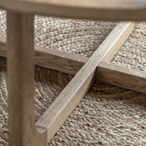 Craft Oak Round Coffee Table - Natural