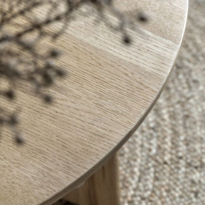 Craft Oak Round Coffee Table - Natural