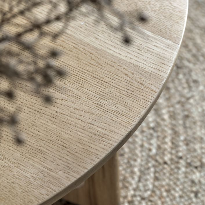 Craft Oak Round Coffee Table - Natural