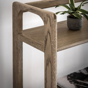 Craft Wide Oak Display Unit - Smoked