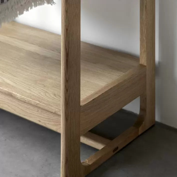 Craft Oak Open Wardrobe - Natural