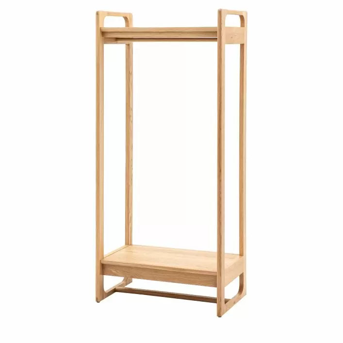 Craft Oak Open Wardrobe - Natural