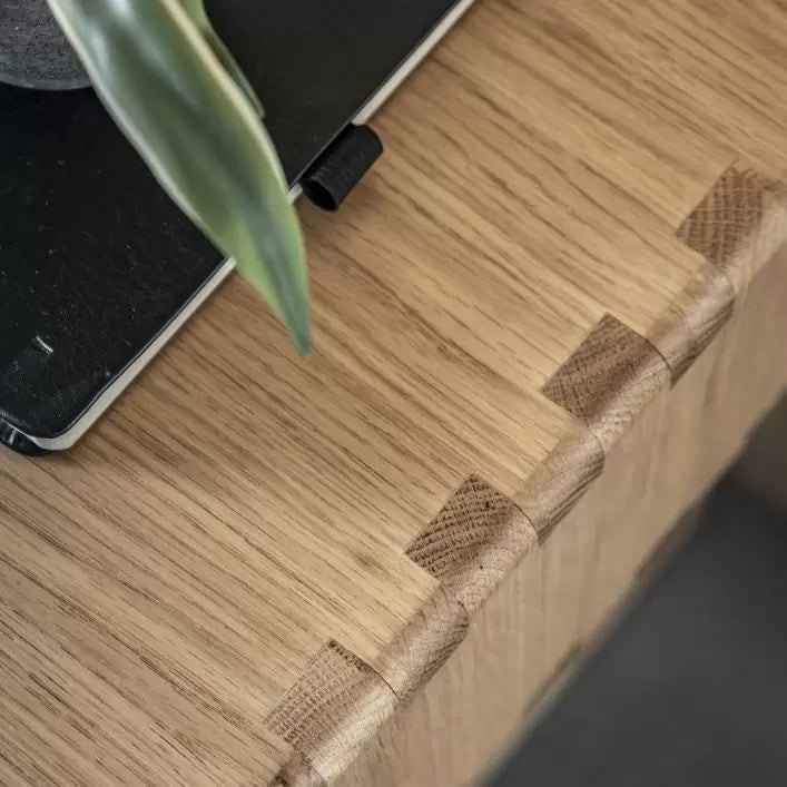 Craft Oak Bedside Table - Natural