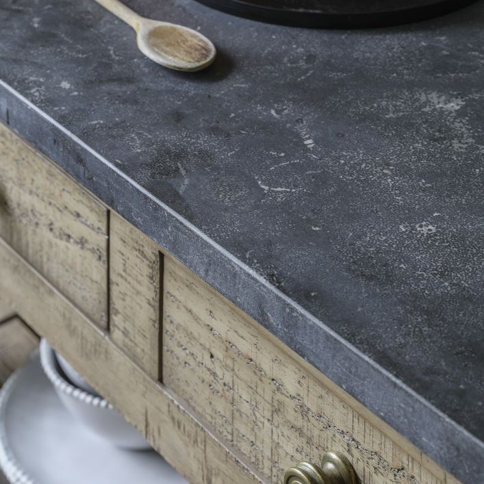 Vancouver Pine Kitchen Island - Stone