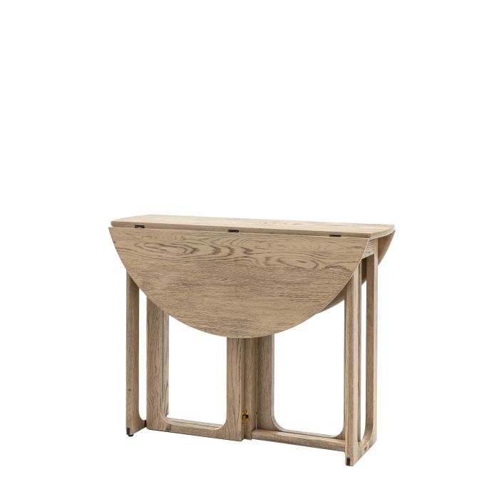 Craft Folding Oak Dining Table - Smoked