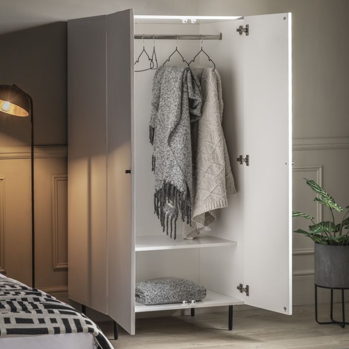 Buckhurst 2 Door Wardrobe - White