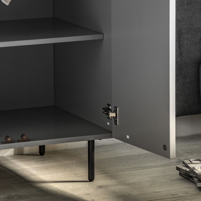 Buckhurst 2 Door Wardrobe - Grey