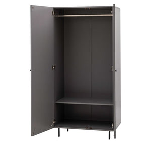 Buckhurst 2 Door Wardrobe - Grey