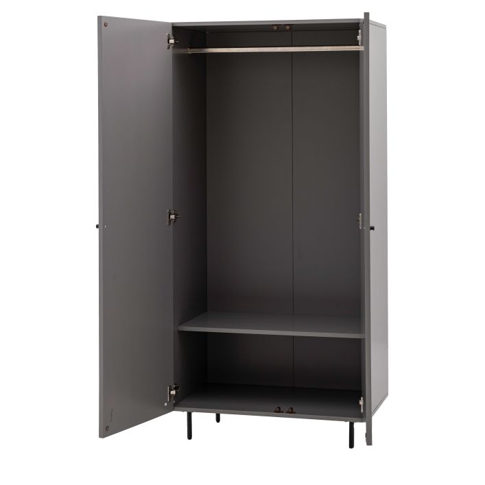Buckhurst 2 Door Wardrobe - Grey